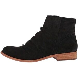 KORK-Ease Giba Ruched Black Suede Bootie‎ women’s 6 M